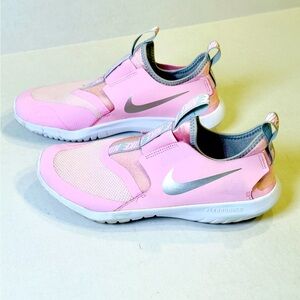 Nike Flex Runner Sneakers AT4662-609 Youths Girls Pink Size 6Y Used!